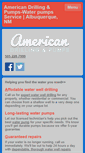 Mobile Screenshot of americandrillingandpumps.com